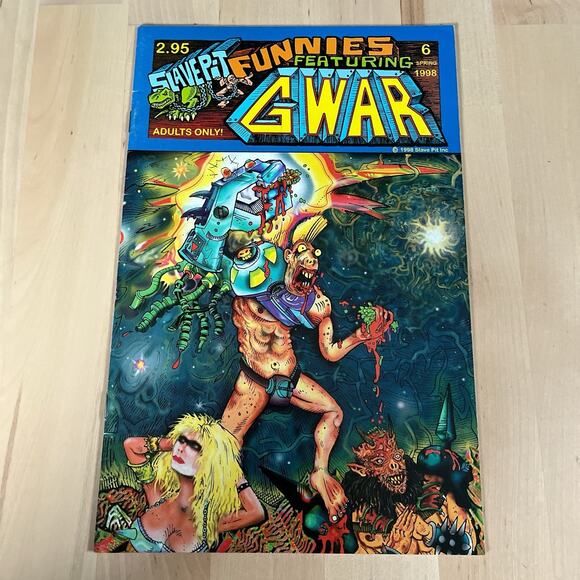 GWAR Comic Slavepit Funnies #6 Spring 1998 Vintage Comix Underground Alternative - Picture 1 of 8